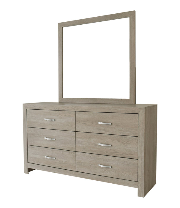 Jaylen - Dresser & Mirror Limed Oak