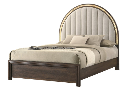 Noreen Arch Panel Bed in King or Queen Size
