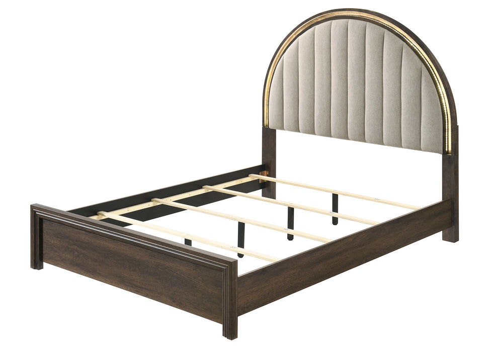 Noreen Arch Panel Bed in King or Queen Size