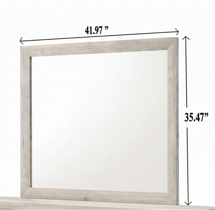 Valor Dresser Mirror - Light Brown or Gray