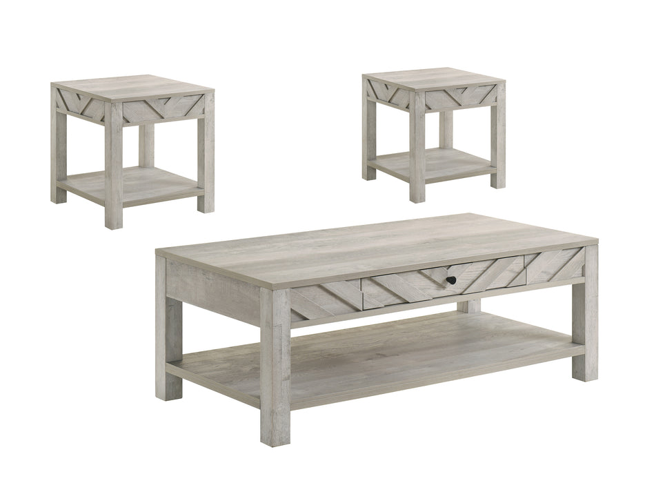 Valor - 3 Piece Cocktail Set - Antique White