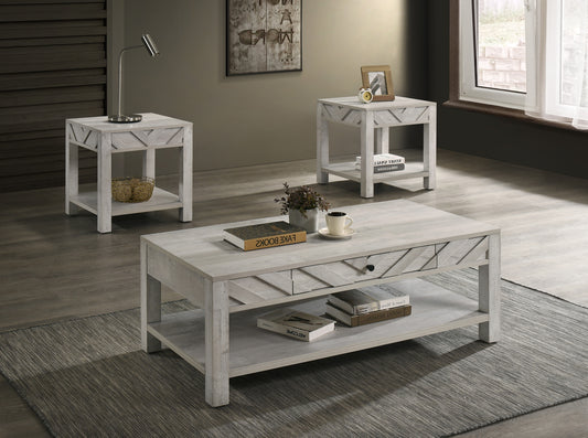 Valor - 3 Piece Cocktail Set - Antique White