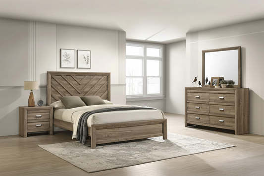 Valor Light Brown Bedroom Suites