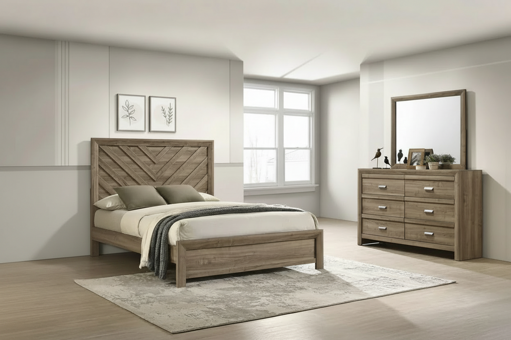 Valor Light Brown Bedroom Suites