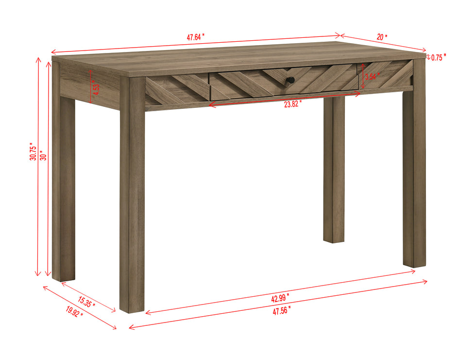 Valor - Writing Desk - Light Brown