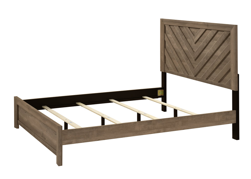 Valor Light Brown Panel Beds