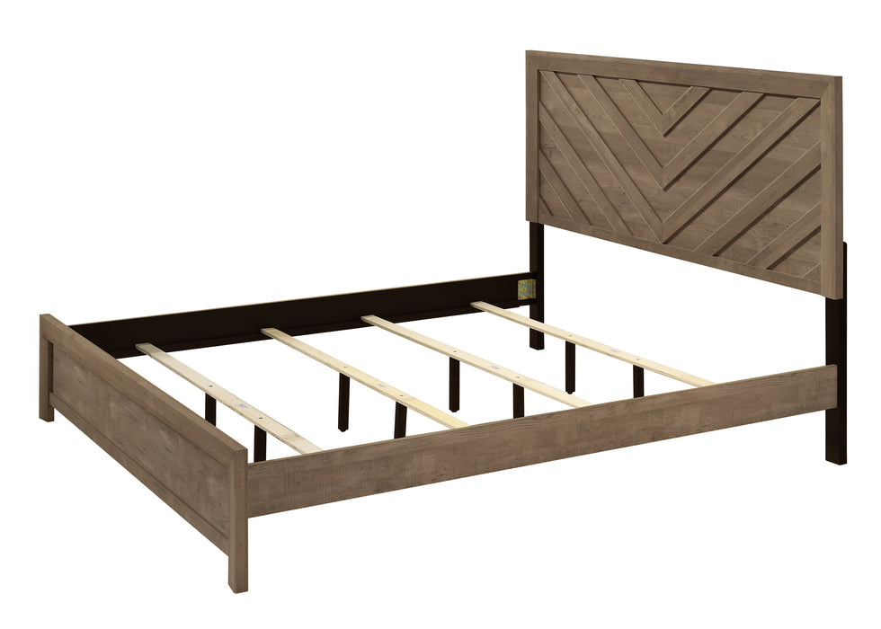 Valor Light Brown Panel Beds