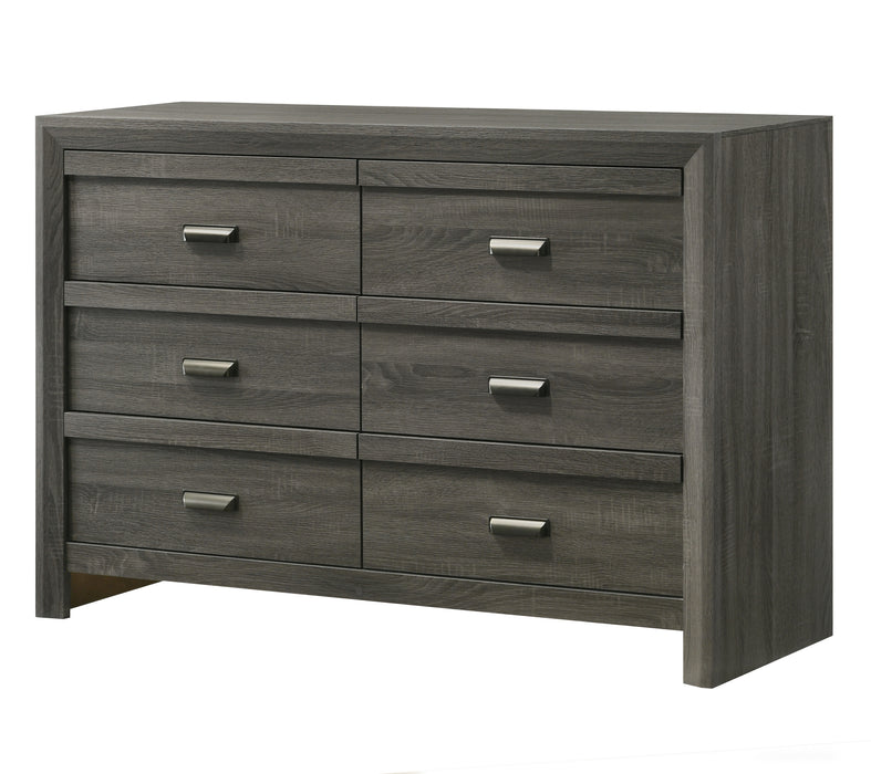 Valor - Dresser & Mirror - Gray