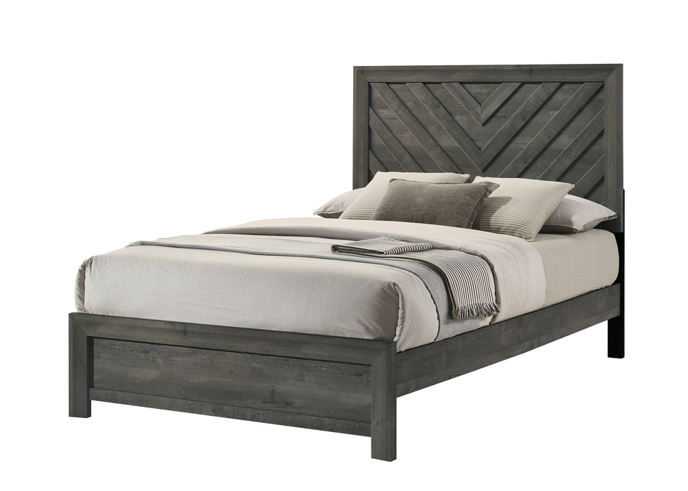 Valor Gray Panel Beds