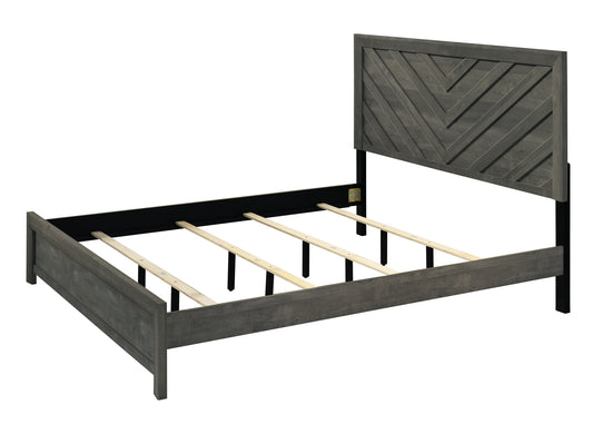 Valor - King Bed - Gray