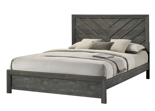 Valor - King Bed - Gray