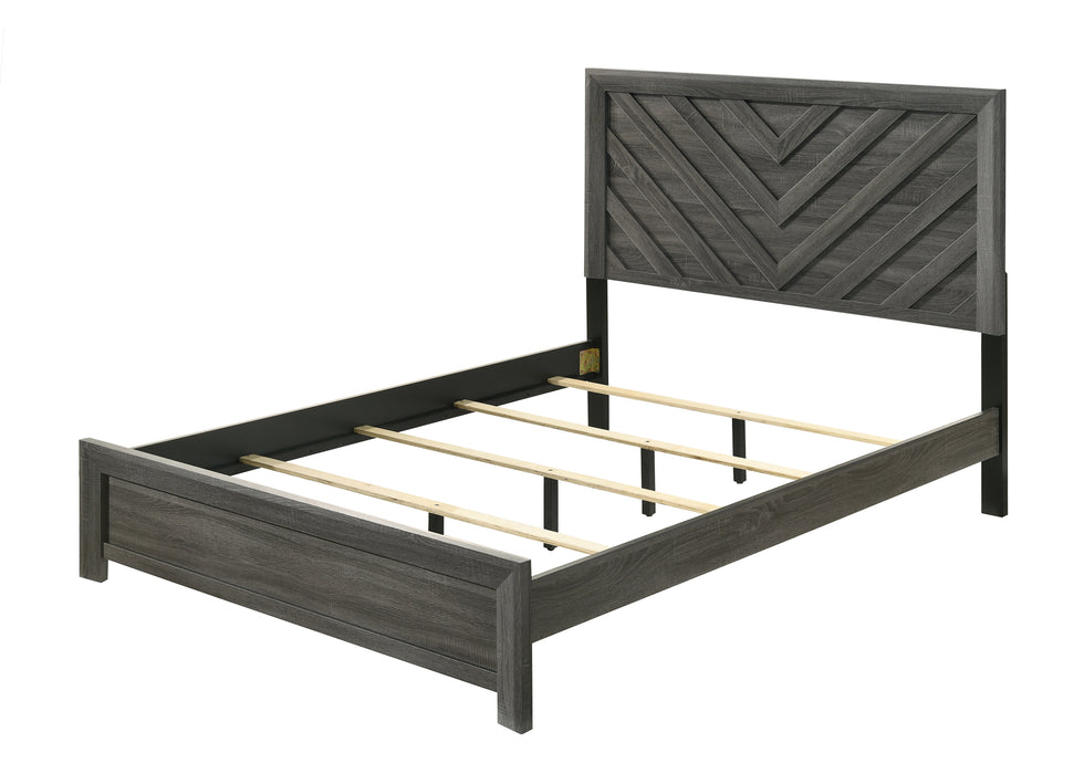 Valor Gray Panel Beds