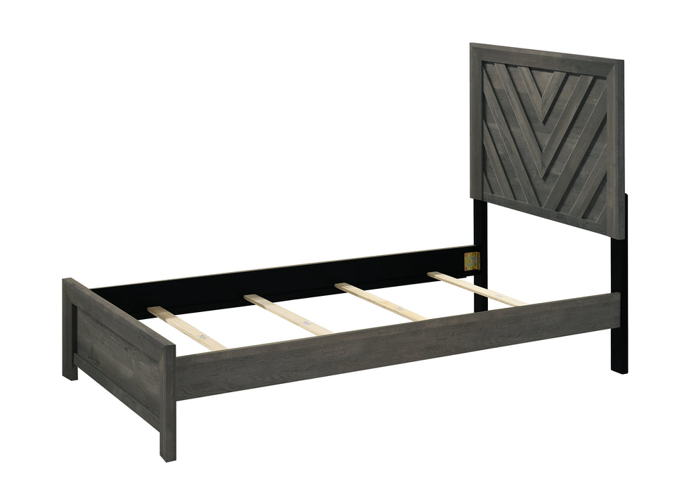 Valor Gray Panel Beds