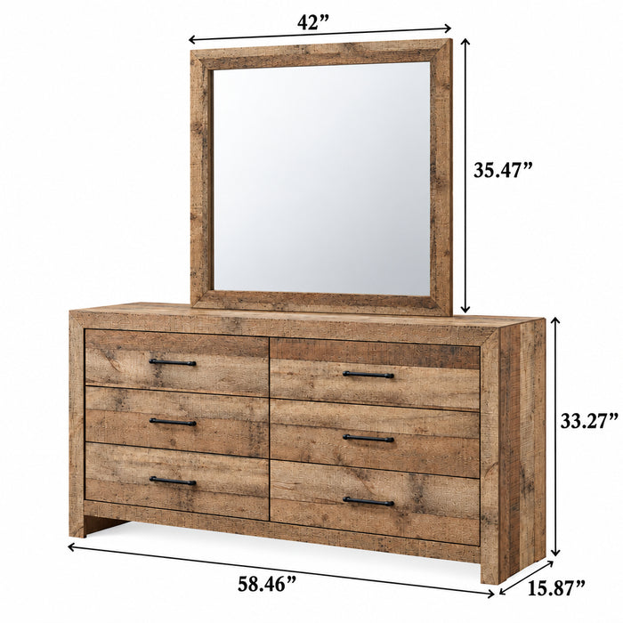Elmer Rustic Bedroom Suites