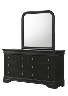 Distressed Black Bedroom Suite 5pc