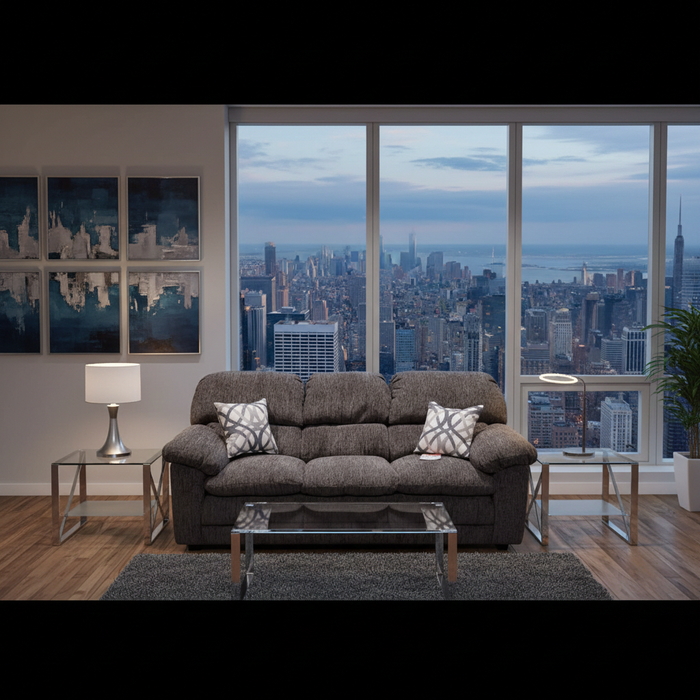 3500 High Back Pub Sofa and Love Seat Set by L&A