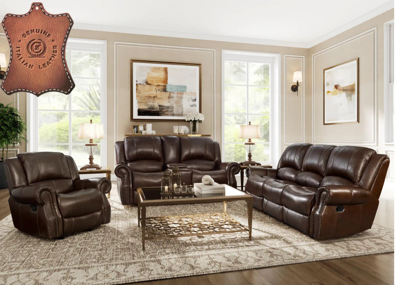 L66901 Sofa & Loveseat: Ranger Chocolate — Furniture Clearance Center