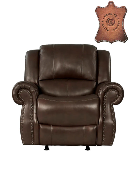 L66901-10 Manual Recliner: Ranger Chocolate