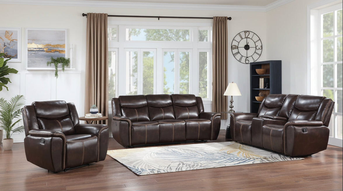 Marisol Chocolate Living Reclining Living Room Set