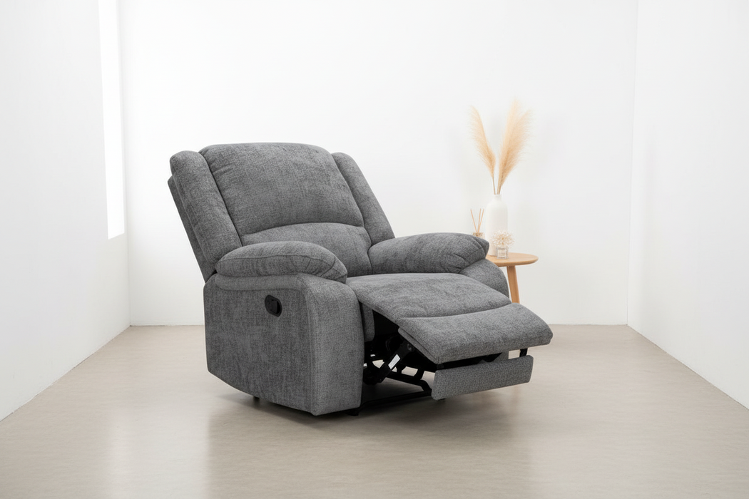 Spencer Steel Reclining Living Room Set