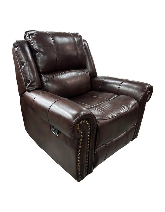 RR5293 Traditional Style Recliner Chair in Walnut Brown
