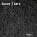 Textured fabric with 'Suave Slate' label on a dark gray background