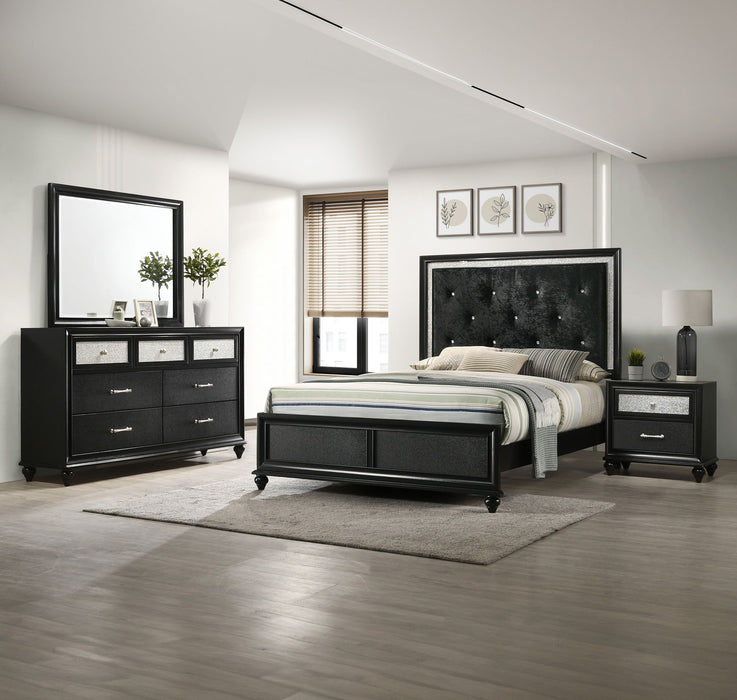 Lila - Queen Bed - Black