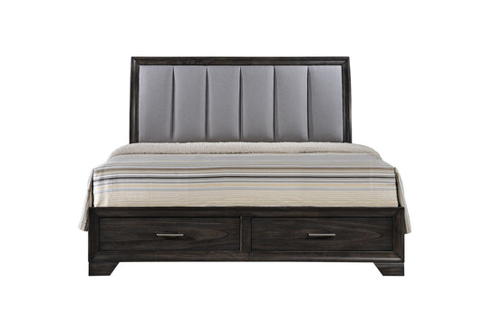 Jaymes - King Bed Storage - Gray