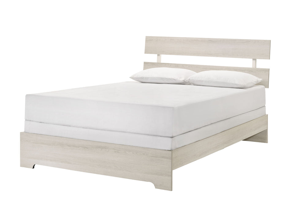 Atticus - Full Platform Bed In One Box - White