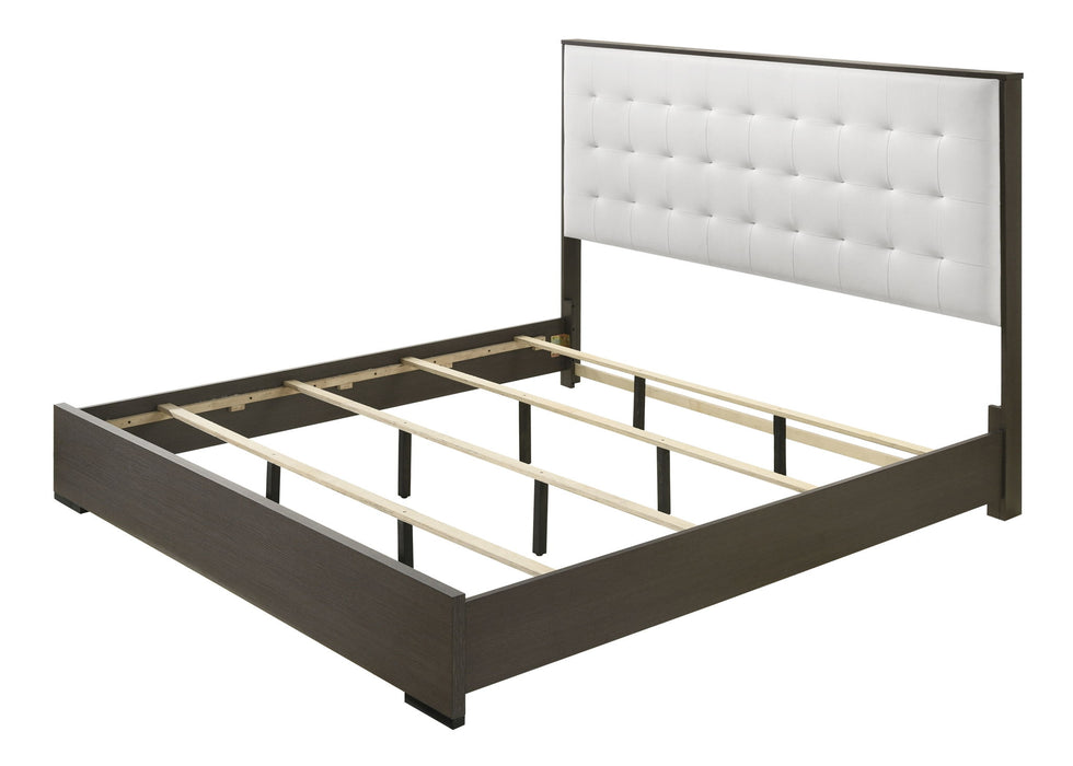 Sharpe - Queen Bed - Dark Gray