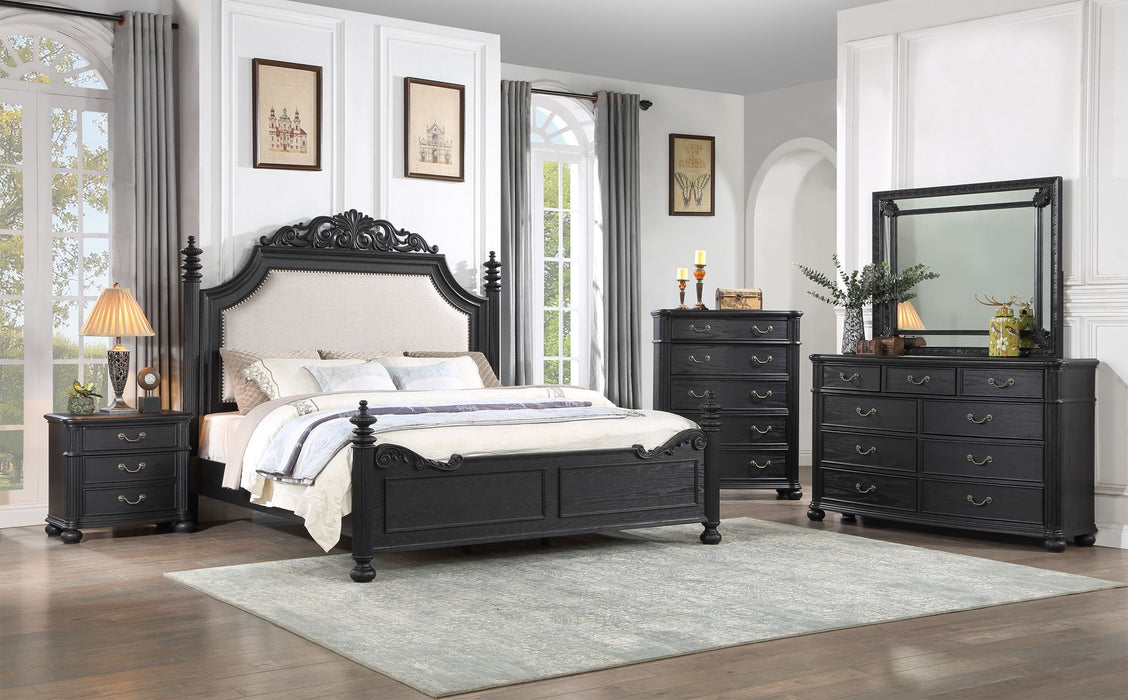 Kingsbury - Dresser And Mirror - Black