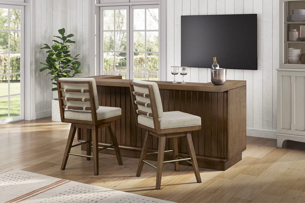 Elure - Swivel Counter Stool (Set of 2)