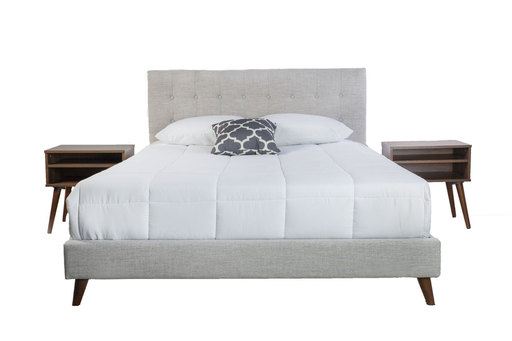 Myla - Upholstered Bed In A Box With 2 Nightstands