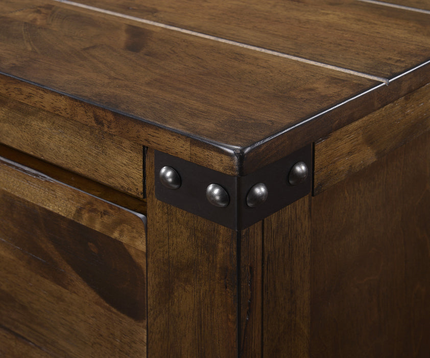 Curtis - Dresser & Mirror - Brown