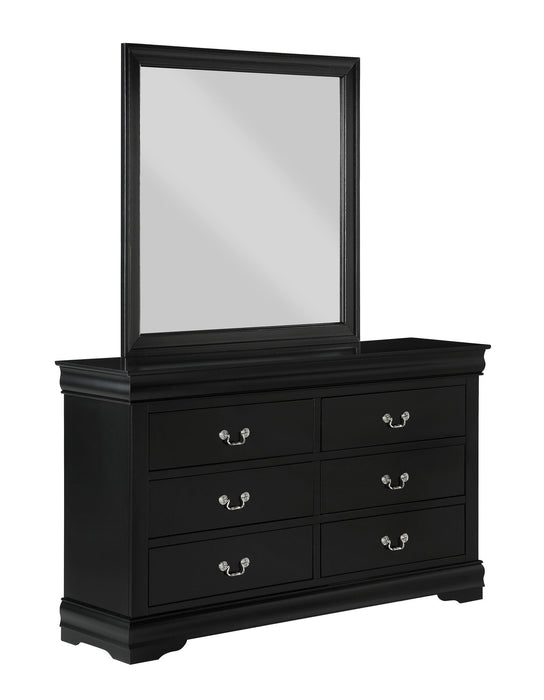Louis Philip - Twin 4 Piece Bedroom Set - Black