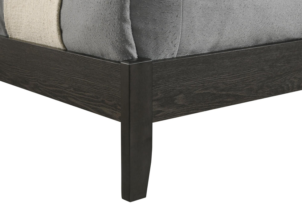 2 Tone & DK Grey 5Pc Queen Platform Bedroom Set