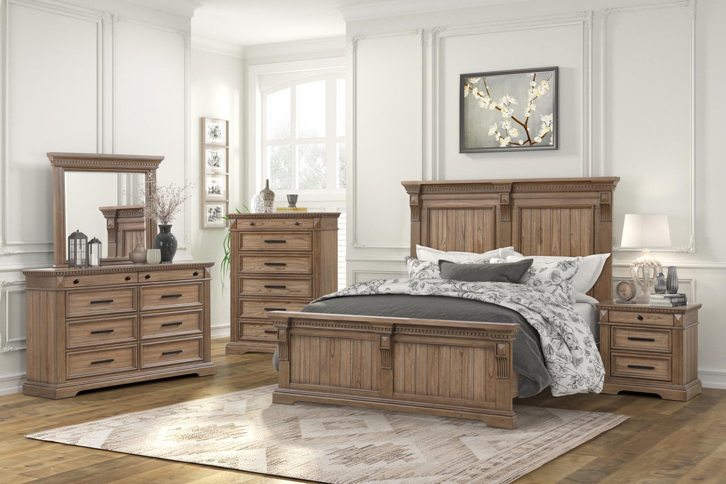 Acacia Light Brown Queen Bedroom Collection