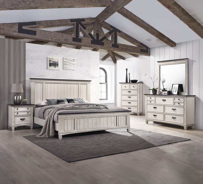 Sawyer - Queen 5 Piece Bedroom Set - Antique White