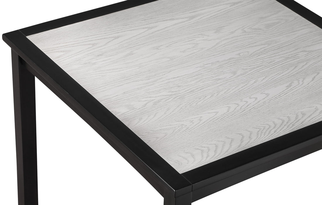 Salvador - 5 Piece Counter Height Set - Charcoal / White