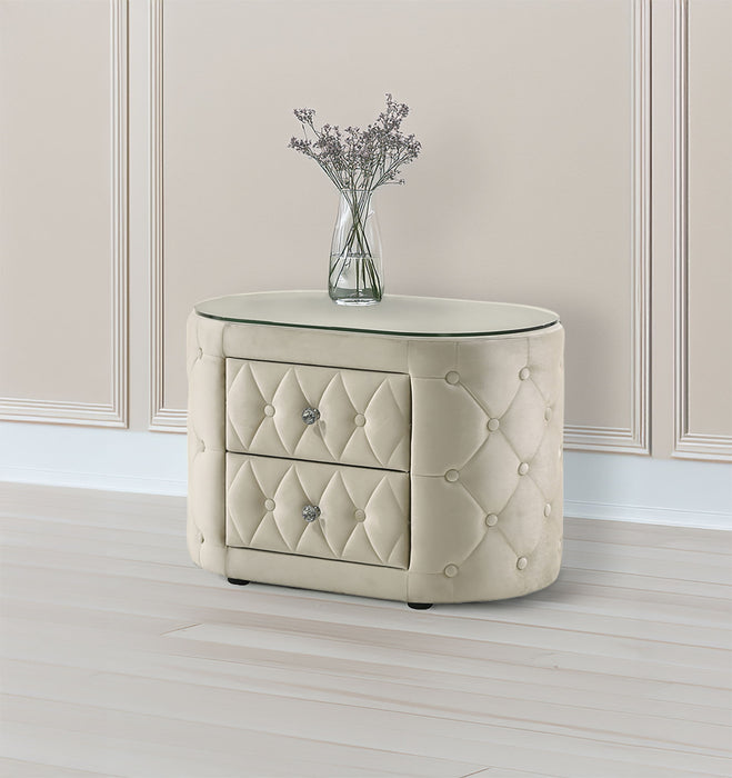 Voltare - Nightstand - Ivory