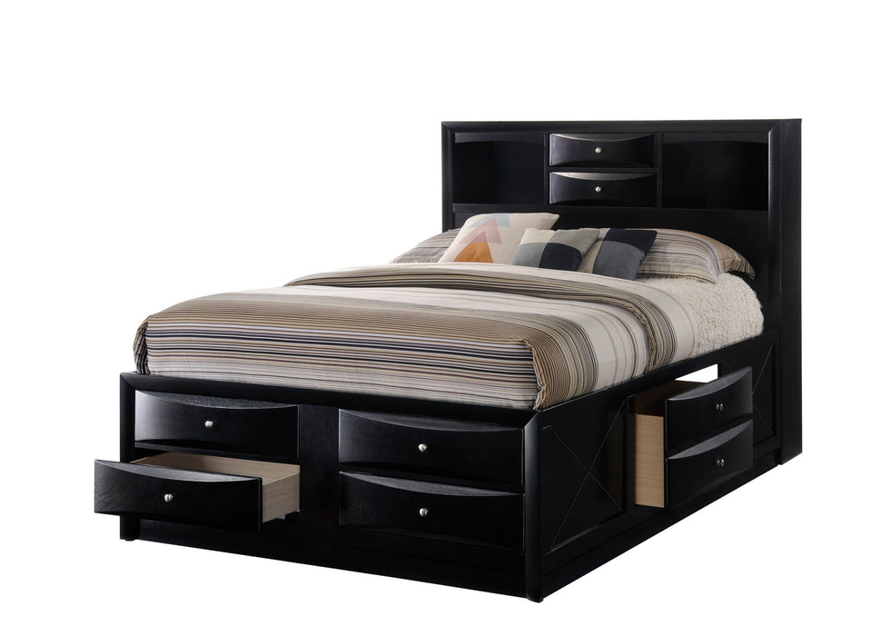 Emily - Queen Bed - Black
