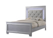 Crown Mark Furniture Lillian Queen Panel Bed in Silver image