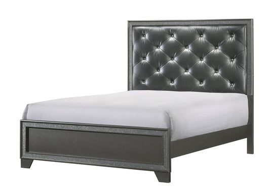 Kaia - King Bed - Dark Gray