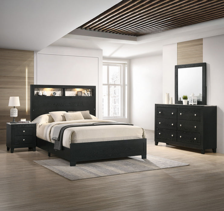 Cadence - King 4 Piece Bedroom Set - Black