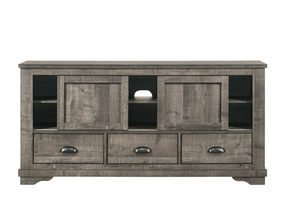 Coralee - TV Stand - Dark Gray