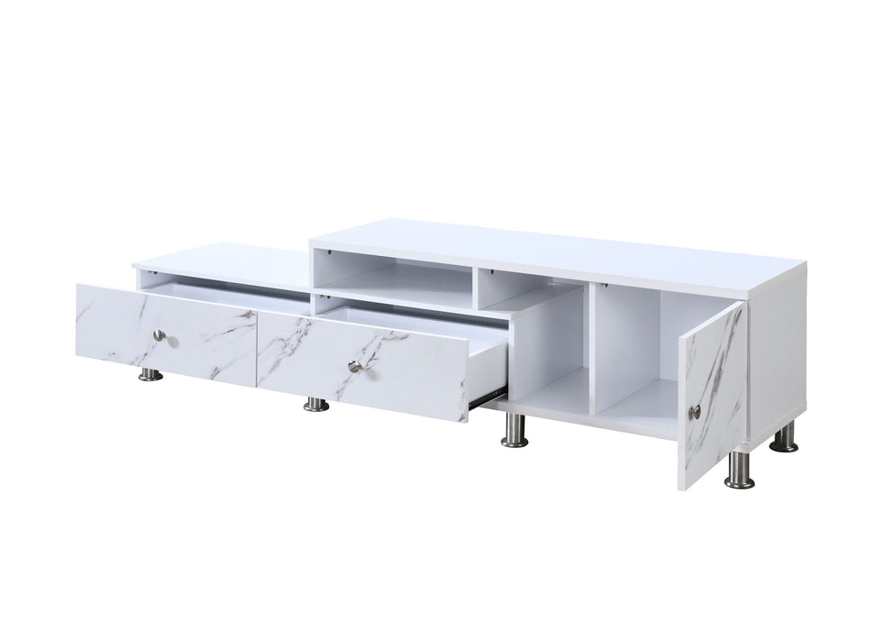 Tessa - TV Stand - White