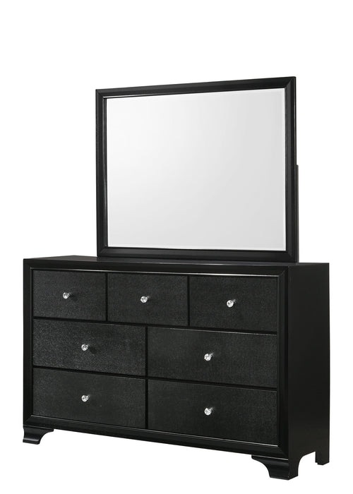 Micah - Full 4 Piece Bedroom Set - Black