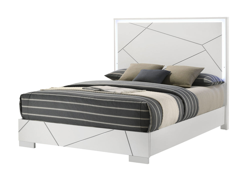 Ayla - Queen Bed - White