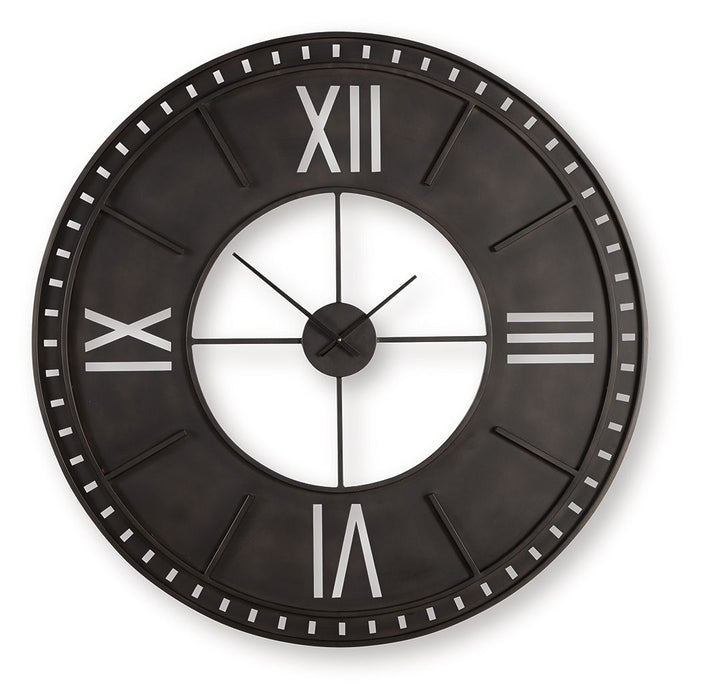 Lytle - Wall Clock - Antique Brown