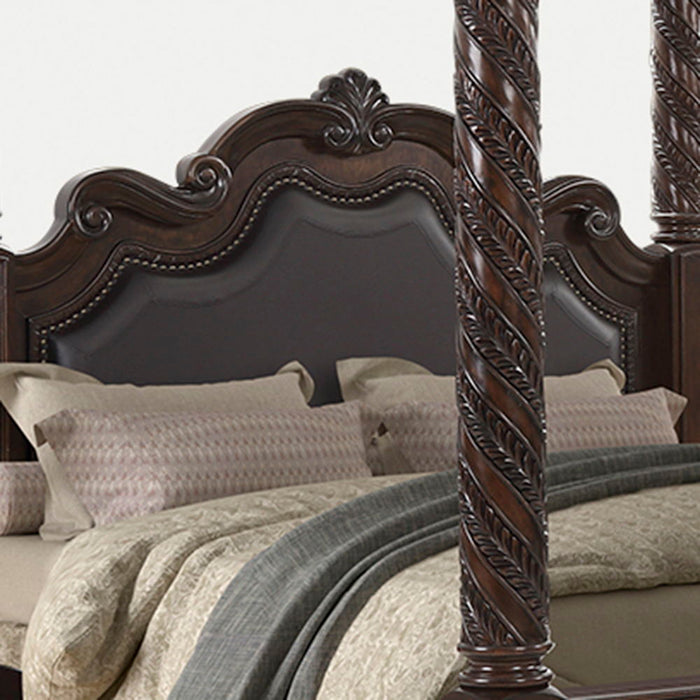 Coventry - Upholstered Panel Canopy Bed